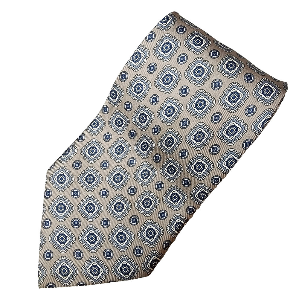 Amherst and Brock Men’s Necktie Geometric 100% Silk 3.5"x 59"